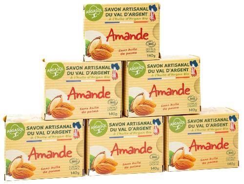 Lot de 6 Savons à l'amande
