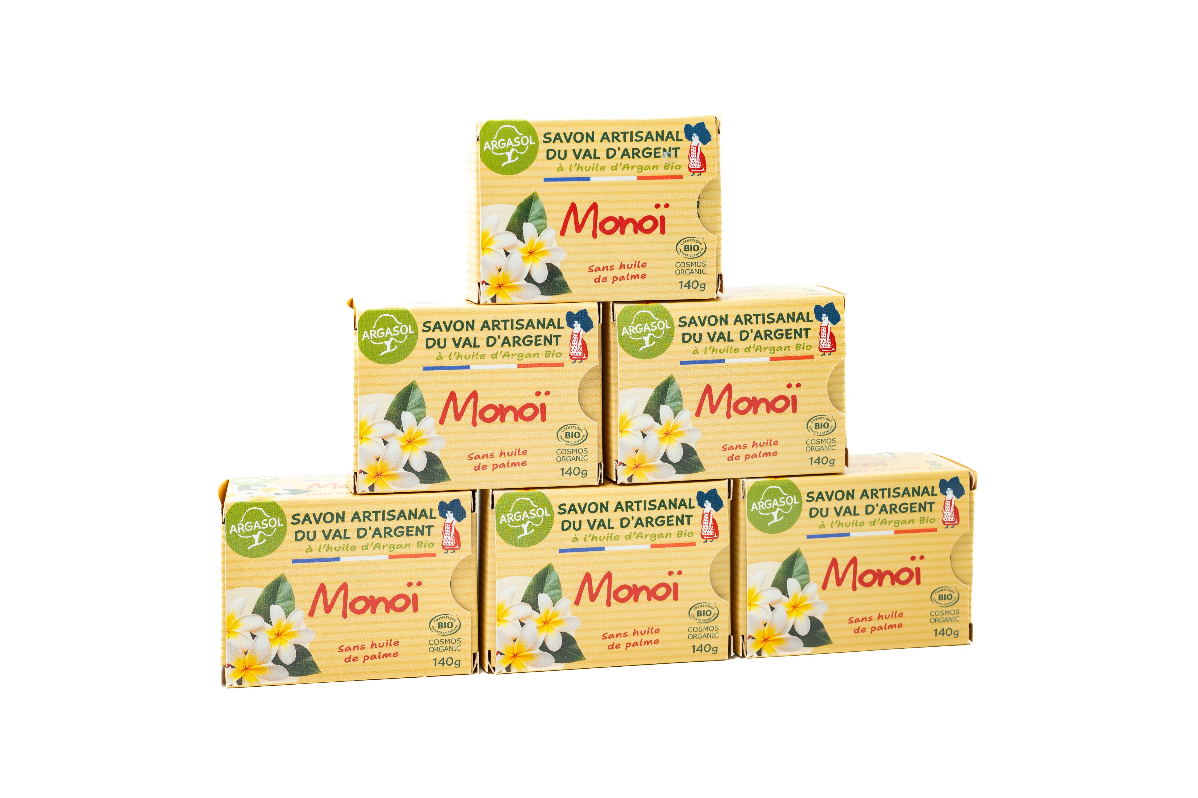 Lot de 6 Savons au monoï