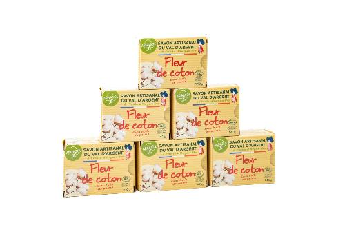 Lot de 6 Savons à la fleur de coton