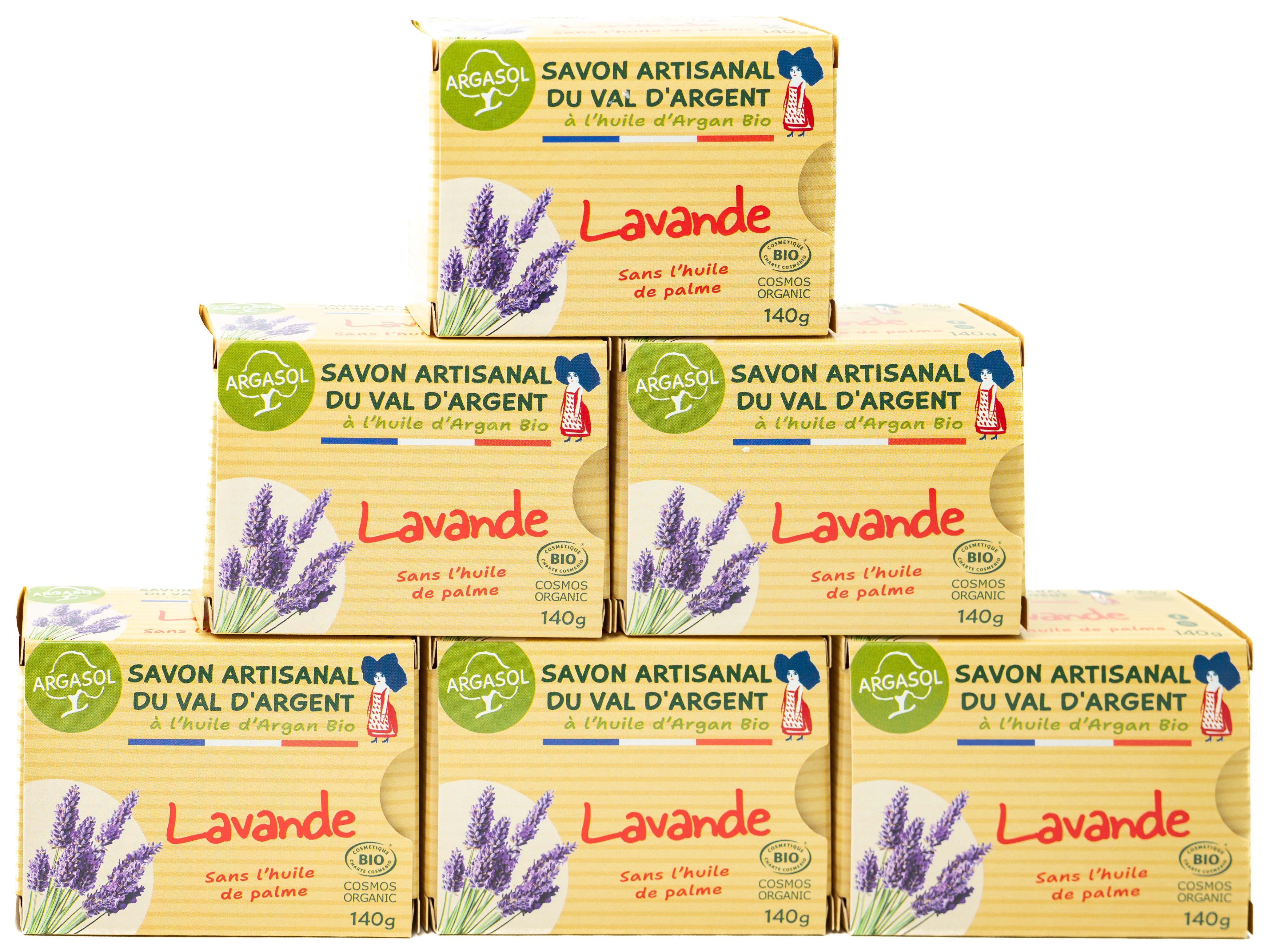 Lot de 6 Savons  la Lavande