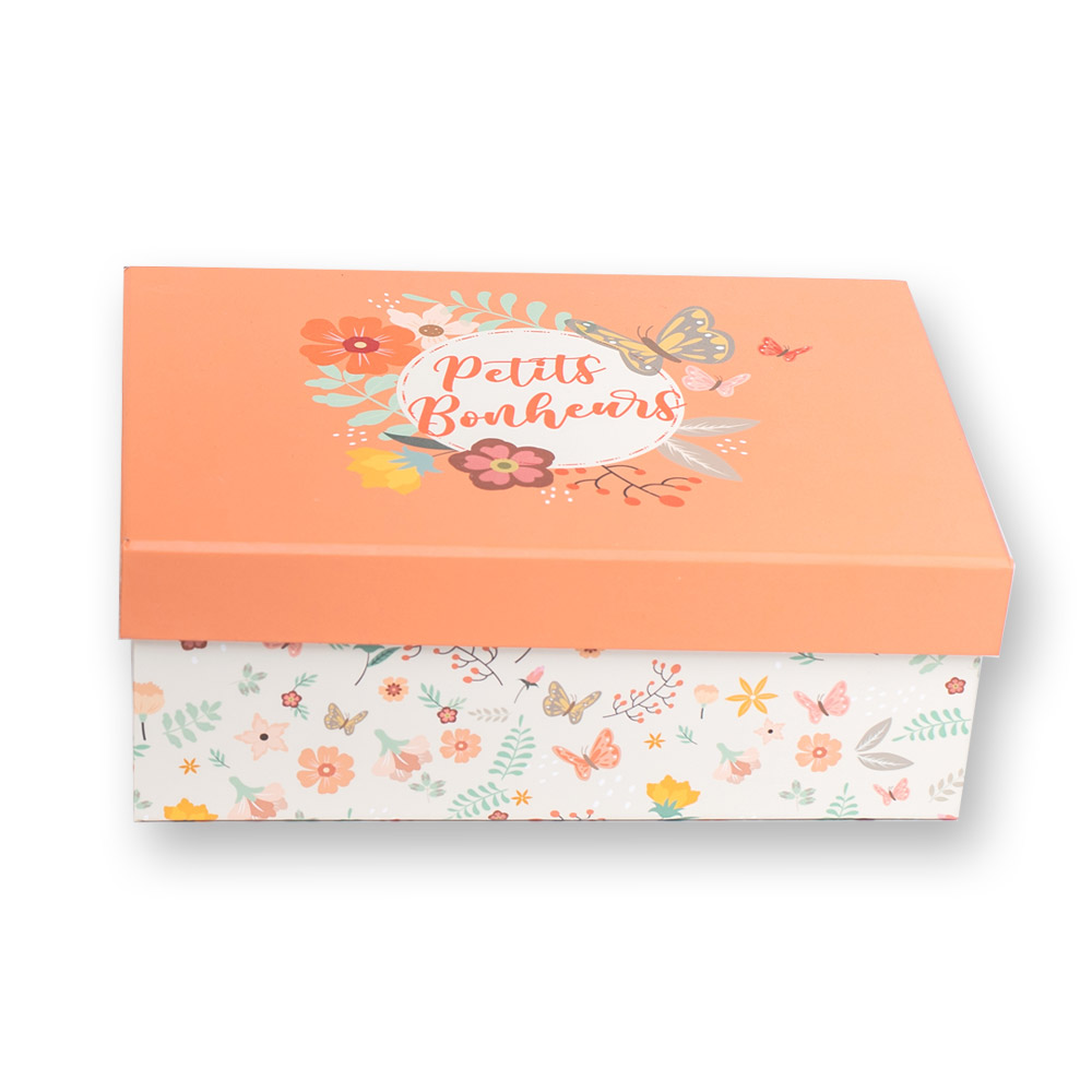 BOX "petits bonheurs" orangée
