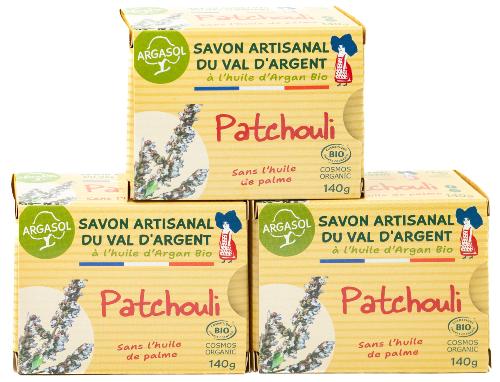 Lot de 3 Savons au Patchouli
