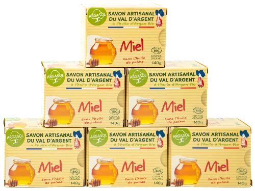 Lot de 6 Savons au Miel
