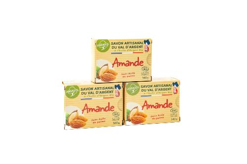 Lot de 3 Savons à l'amande