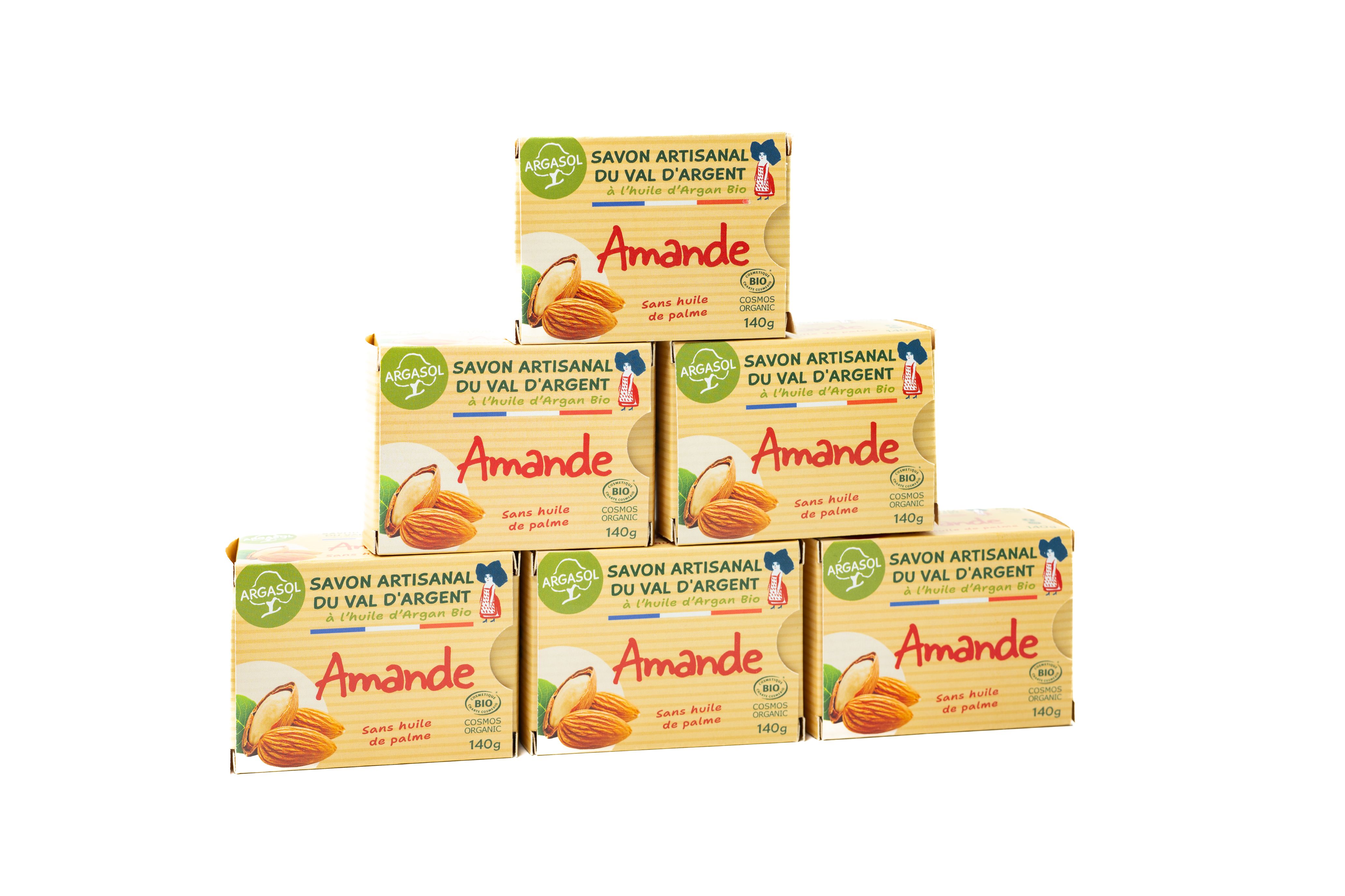 Lot de 6 Savons à l'amande