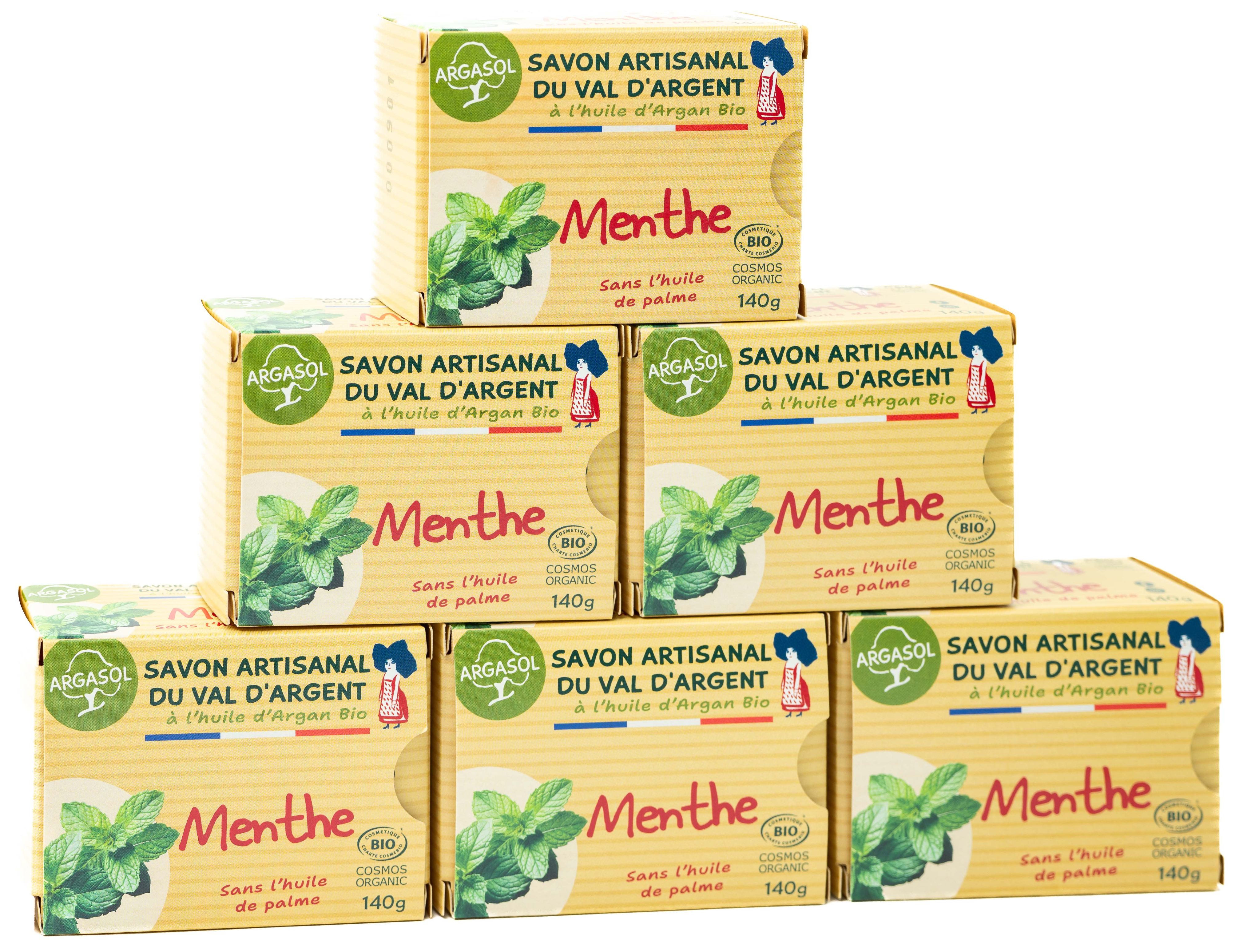 Lot de 6 Savons  la Menthe