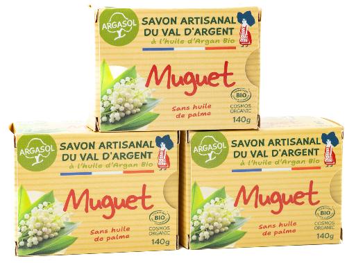 Lot de 3 Savons au muguet