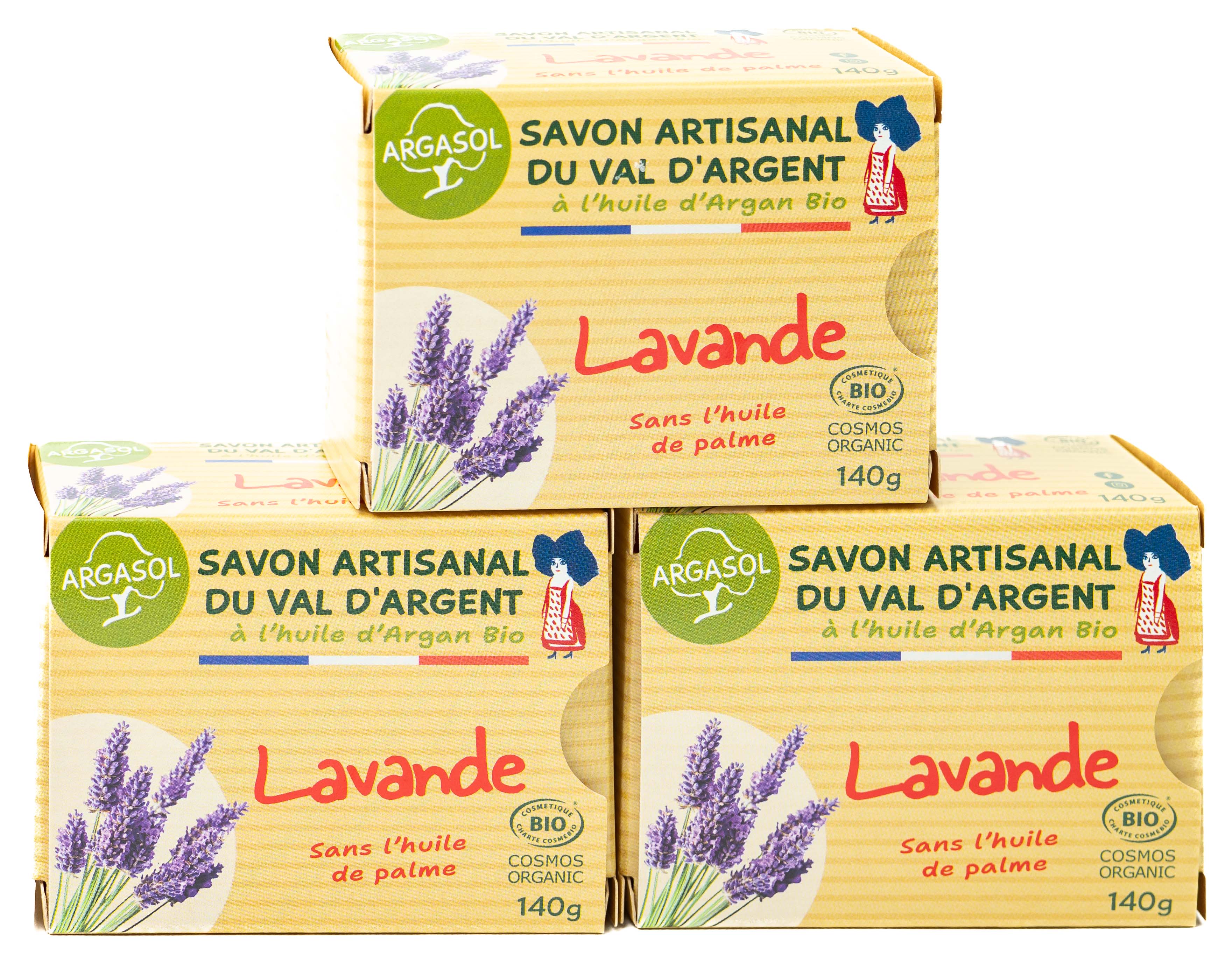 Lot de 3 Savons  la Lavande