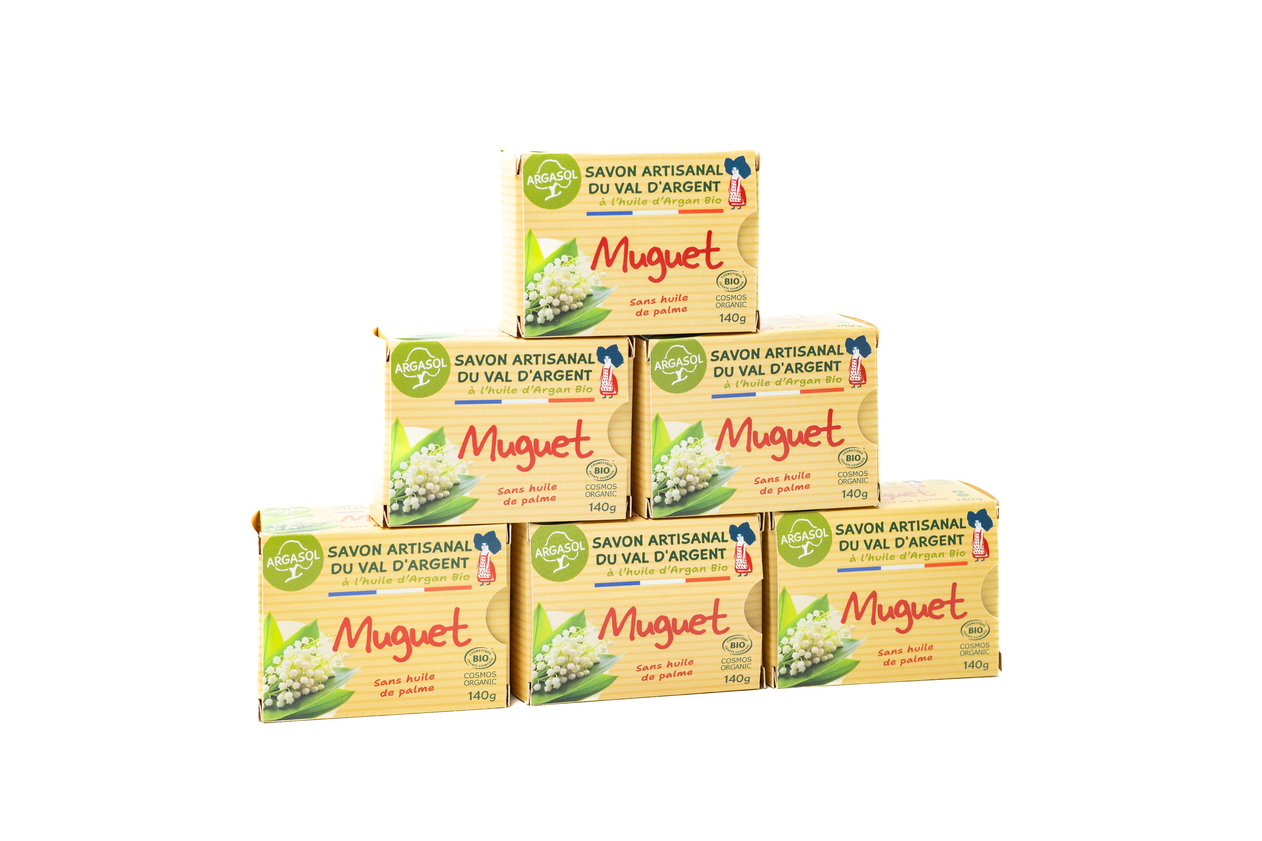 Lot de 6 Savons au muguet